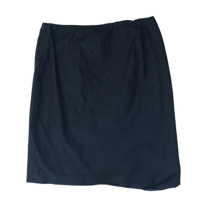 Black Striped Mini Skirt