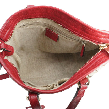 Small Bree Convertible Tote in Red Leather