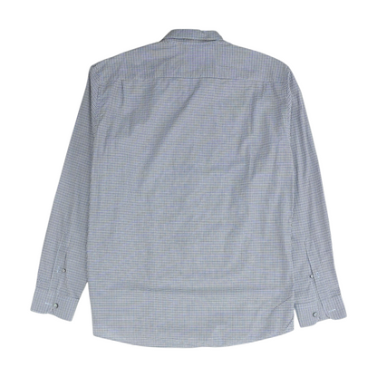 Blue Check Long Sleeve Button Down
