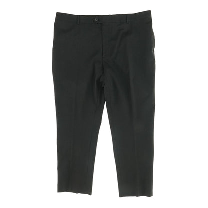 Charcoal Striped Dress Pants