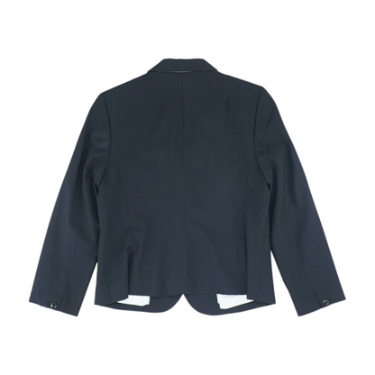 Black Solid Blazer