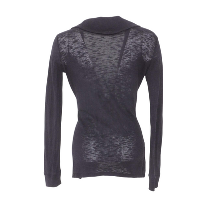 Charcoal Cardigan Sweater