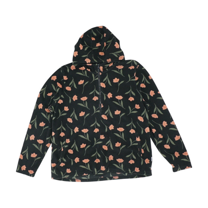 Black Floral Active Jacket