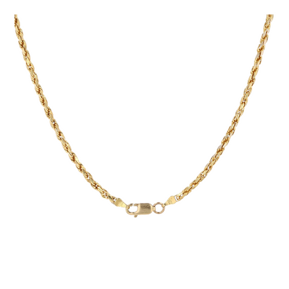 18K Yellow Gold Chain Necklace