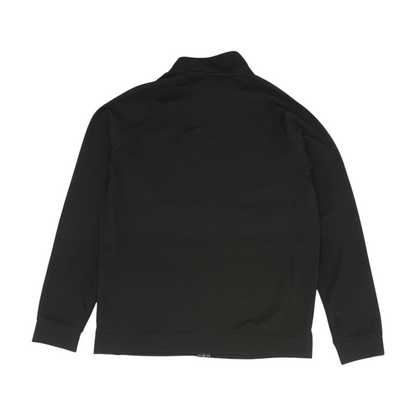 Black Solid Active Jacket