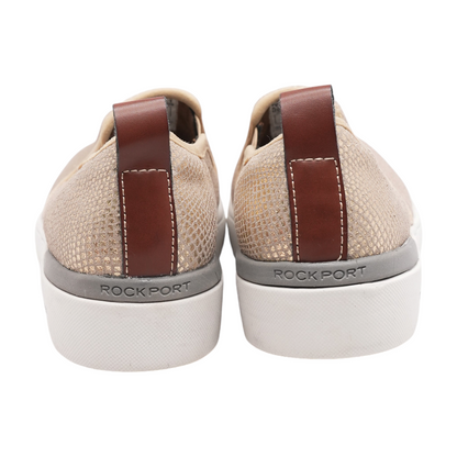 Gold Slip-On Flats