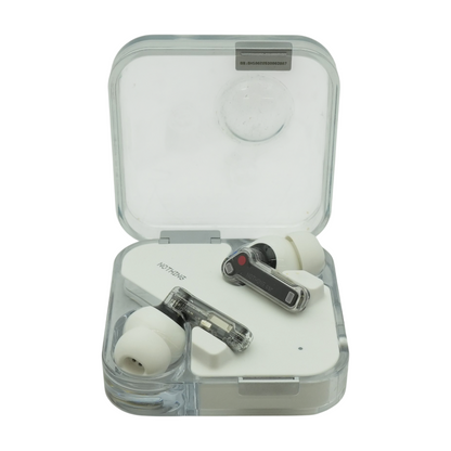 White Ear Wireless Earbuds