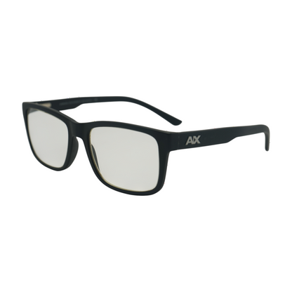 Black AX 3016 Rectangle Prescription Eyewear