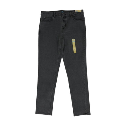 Gray Solid Slim Jeans
