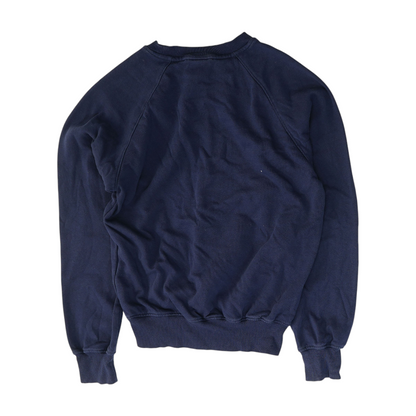 Navy Solid Sweatshirt Pullover