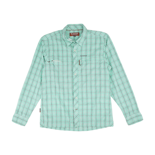 Green Plaid Outdoor Button Down