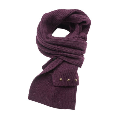 Purple Polyester Scarf