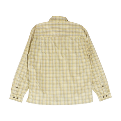 Yellow Plaid Long Sleeve Button Down