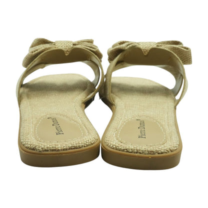 Tan Flat Sandals