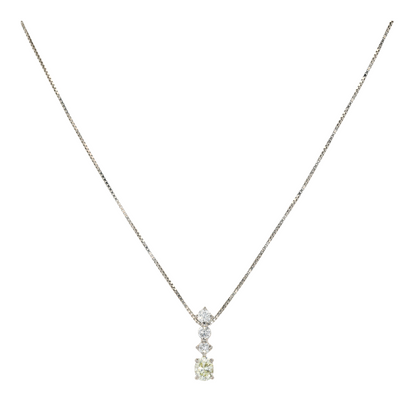5/8 ctw Platinum Diamond Pendant Necklace