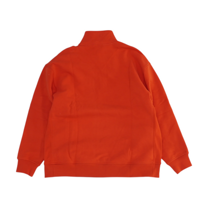 Red Solid 1/4 Zip Pullover