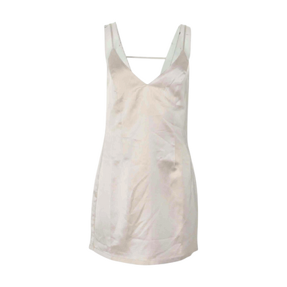 Beige Mini Dress