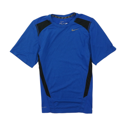 Blue Solid Active T-Shirt