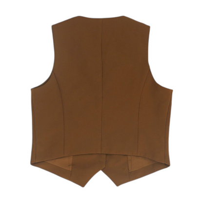 Brown Solid Blazer