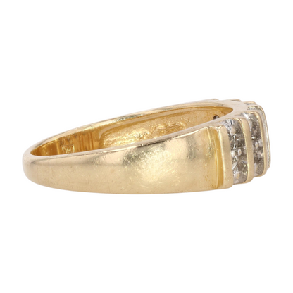 1/4 ctw 14K Yellow Gold Diamond Band Ring
