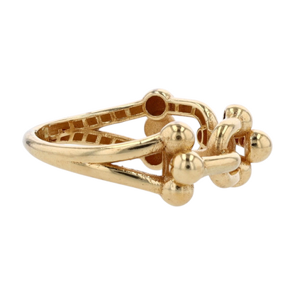 18K Yellow Gold Fashion Ring