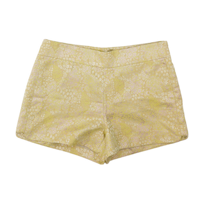 Green Floral Chino Shorts