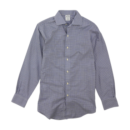 Blue Check Long Sleeve Button Down