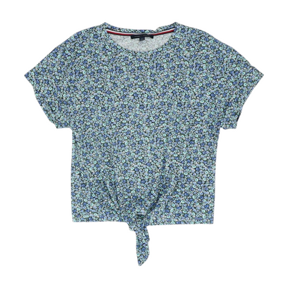 Blue Floral Blouse