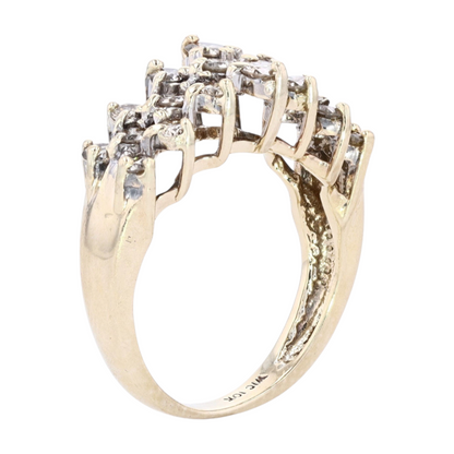 1 ctw 10K Yellow Gold Diamond Fashion Ring