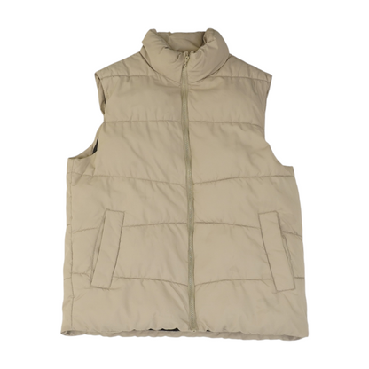 Tan Solid Active Vest