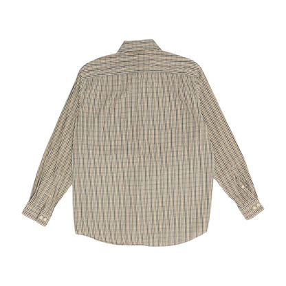 Multi Check Long Sleeve Button Down