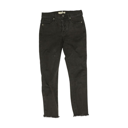 Black High Rise Skinny Leg Jeans
