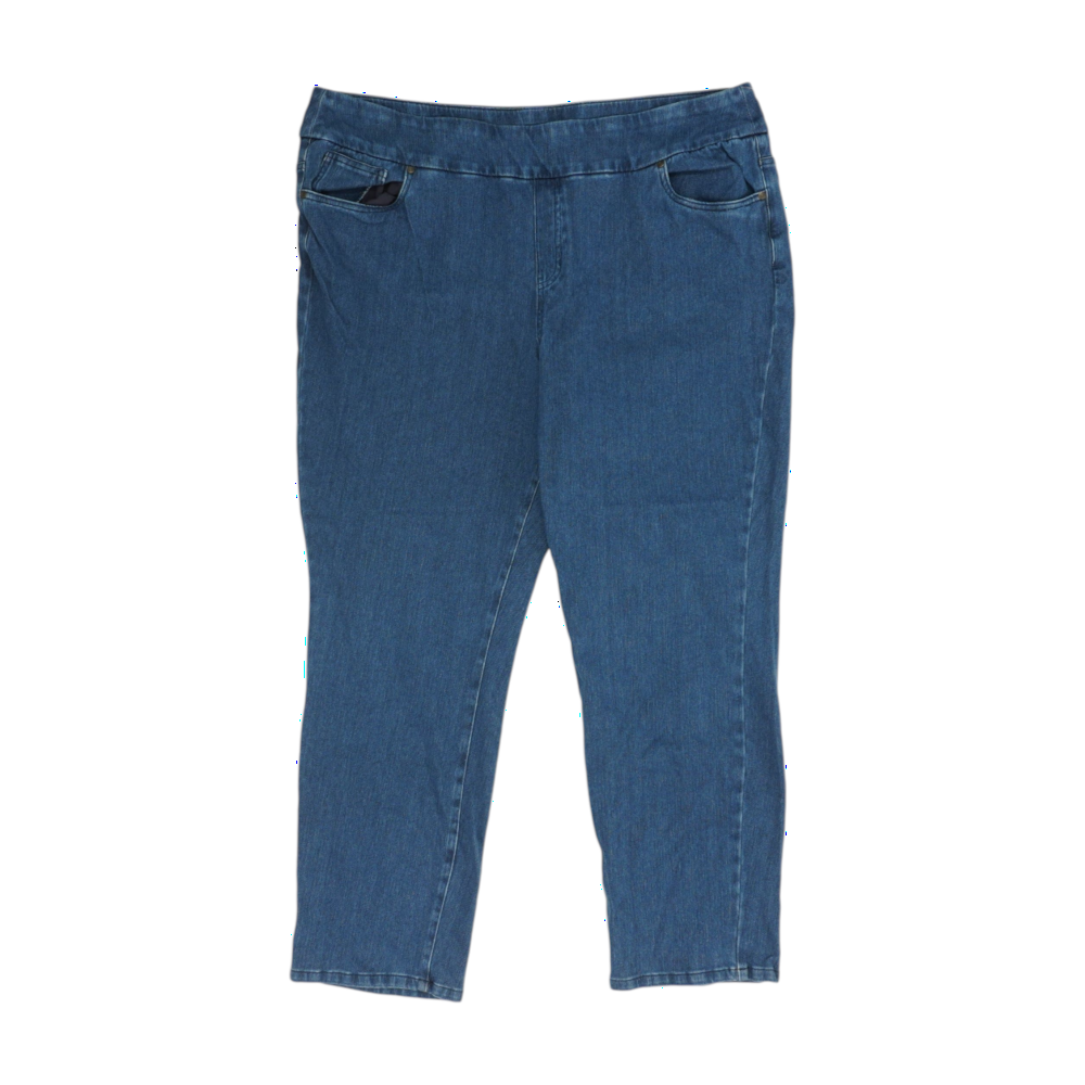 Coldwater Creek Blue Plus Size Straight Jeans – Image 1
