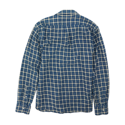 Blue Plaid Flannel Button Down