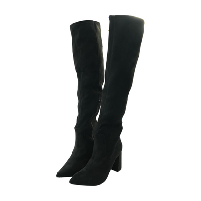 Black Knee-High Boots