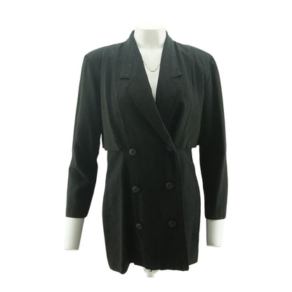 Vintage Black Double Breasted Blazer