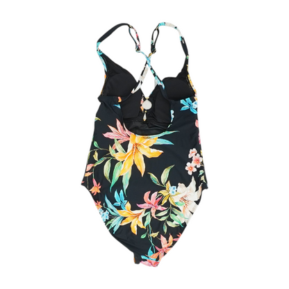Black Floral One-Piece
