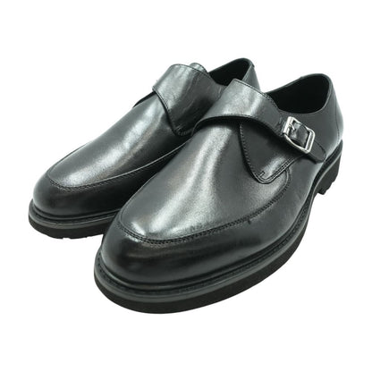 Black Monk Strap Dress Shoes