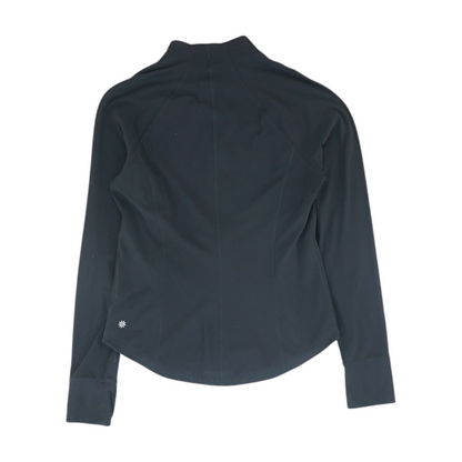 Black Solid Active Jacket