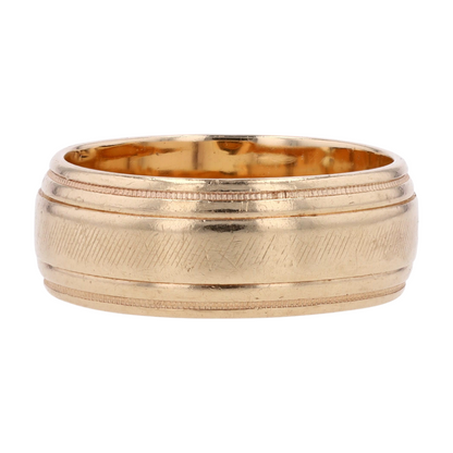 14K Yellow Gold Band Ring