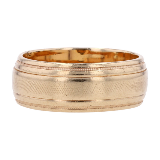 14K Yellow Gold Band Ring