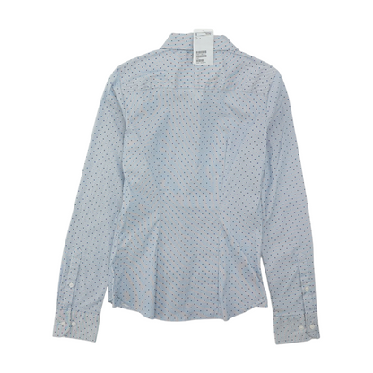 Blue Polka Dot Button Down