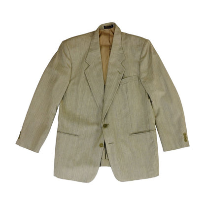 Vintage Beige Solid Sport Coat