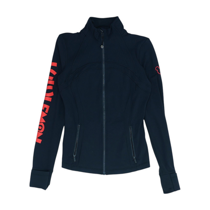 Black Solid Active Jacket