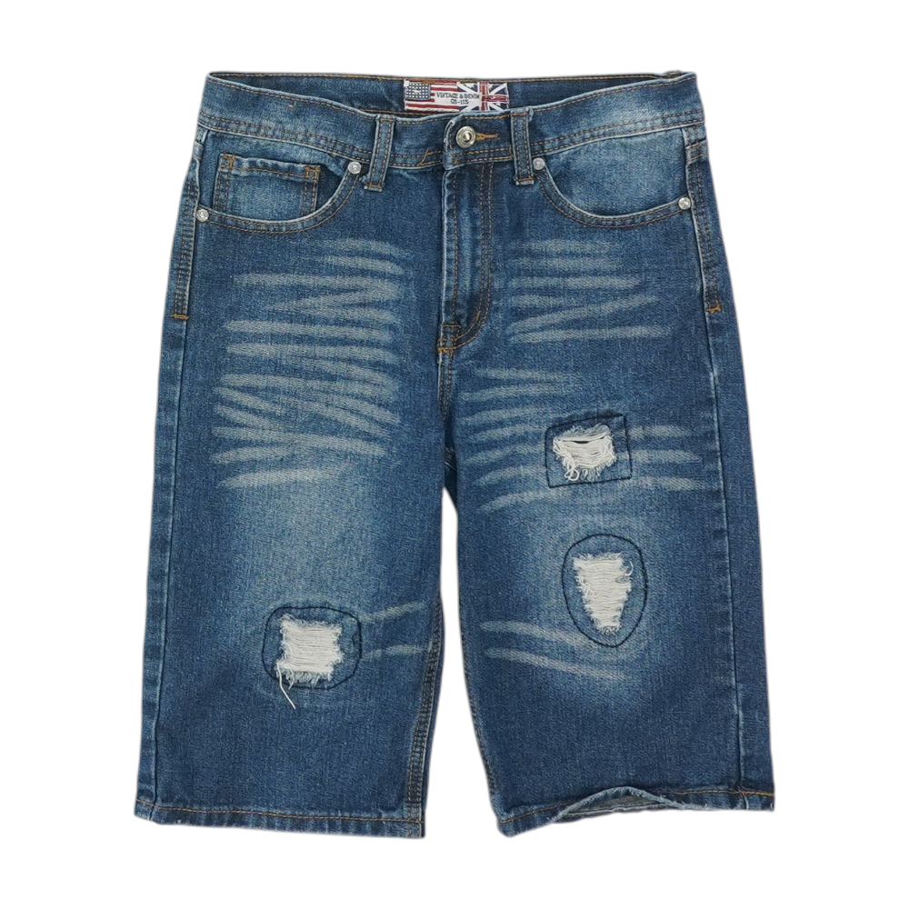 Blue Denim Shorts