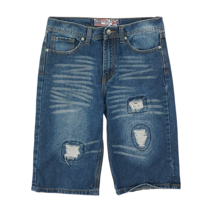 Blue Denim Shorts