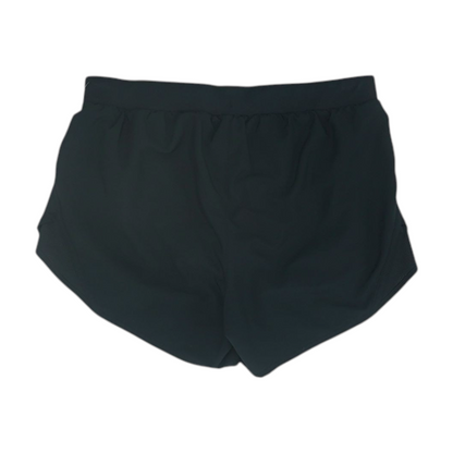Black Solid Active Shorts