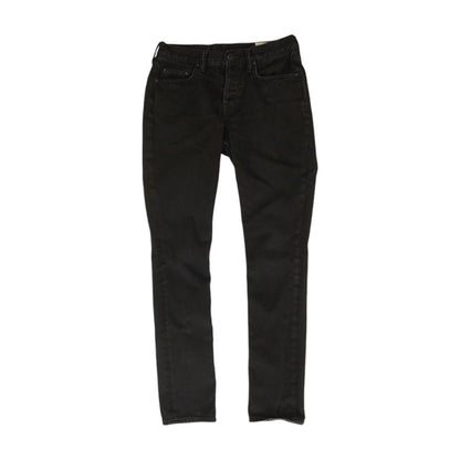 Black Solid Low Rise Skinny Leg Jeans