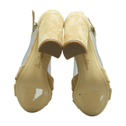 Tan Block Heels