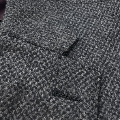 Gray Solid Wool Blend Sport Coat
